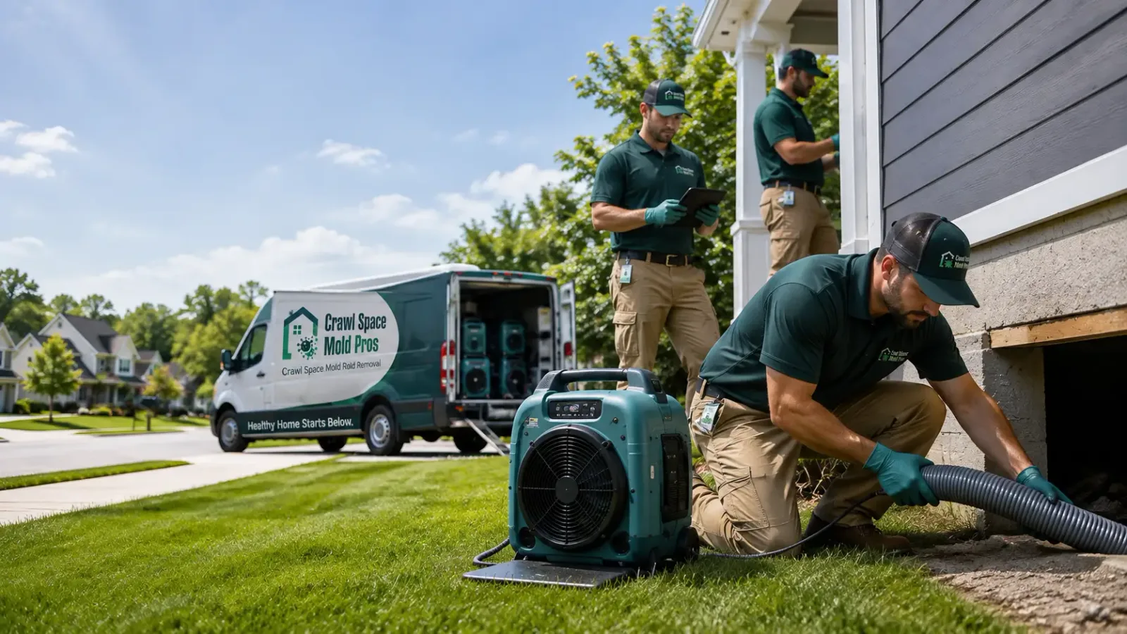 Crawl Space Mold Removal in Lovingston, VA